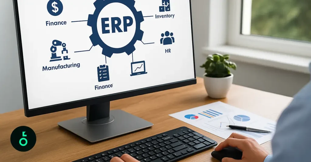 ERP sistem ekranı